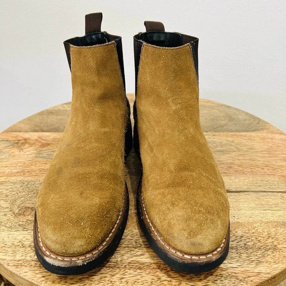 Thursday Boot Co. Men's Duke Chelsea Boot in Honey Suede Size 8.5